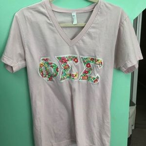 Phi Sigma Sigma Lettered shirt
